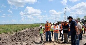 La Nación / Avanzan obras clave en defensa costera de Pilar