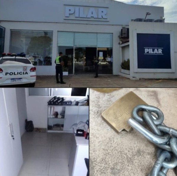 Hurtan caja fuerte con dinero y otros objetos de una tienda en Mariano Roque Alonso