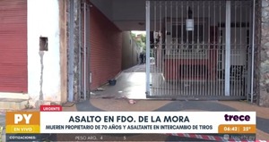 Fernando de la Mora: dueño de casa y delincuente mueren en intento de asalto - trece