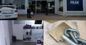 La Nación / Roque Alonso: hurtan caja fuerte con dinero y otros objetos de tienda textil