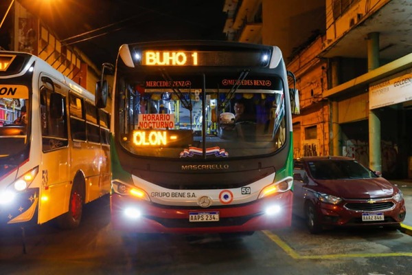 Línea Asunción–San Lorenzo lidera el uso de la Red Búho en el transporte nocturno » San Lorenzo PY