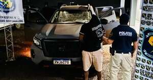 Diario HOY | Incautan camioneta con chapa brasileña que iba a ser usada para transportar drogas