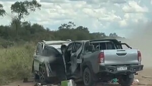 Choque frontal de dos camionetas deja al menos un fallecido en el Chaco