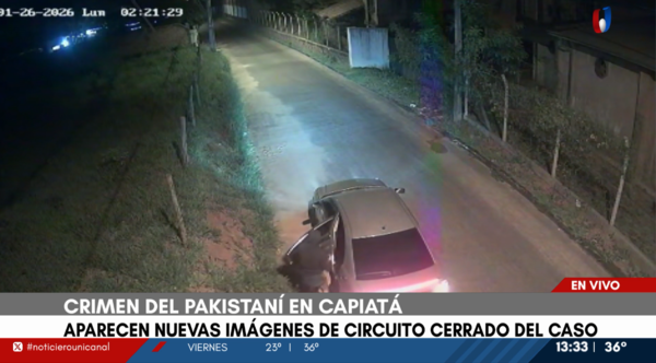 Crimen del pakistaní: aparecen nuevas imágenes de la huida de los delincuentes | Unicanal