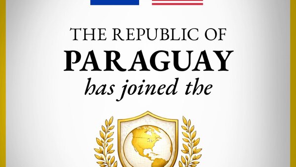 Junta de Paz de Trump activa en redes y da la bienvenida a Paraguay