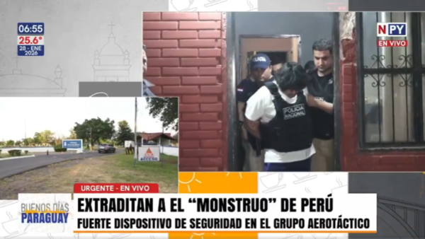 Extraditan a “El Monstruo”, uno de los criminales más peligrosos de Perú