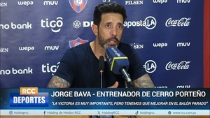 Video: Sportivo San Lorenzo (2) vs. (4) Cerro Porteño: Palabras del DT Jorge Bava