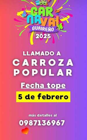 COMISIÓN DEL CARNAVAL GUAIREÑO RESPONDE A DENUNCIA DE EXCLUSIÓN DE BARRIOS
