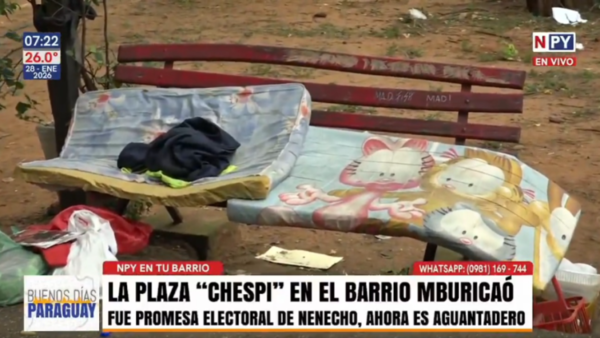 La plaza "Chespi": No se mejoró ni restauró como parte de las promesas de “Nenecho”