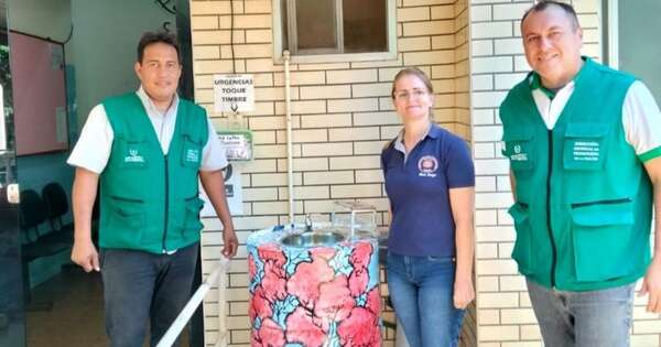 Diario HOY | Instalan 400 lavamanos en hospitales, escuelas y municipalidades de todo el país