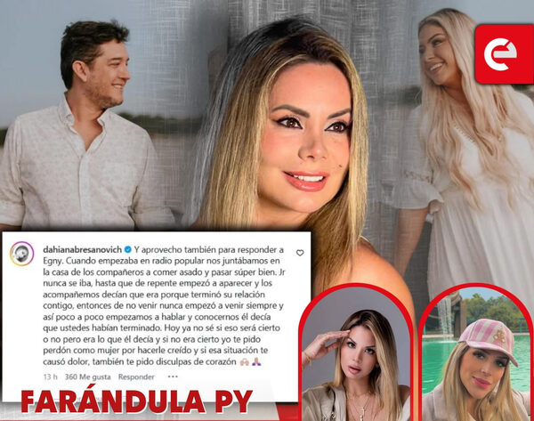 Dahiana Bresanovich se despega de la polémica y dice que creyó en la versión de Junior - Canal-E