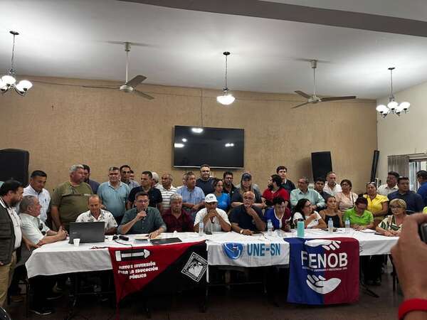 Caja fiscal: gremios docentes en “alerta máxima” anuncian protestas en todo el país - Nacionales - ABC Color