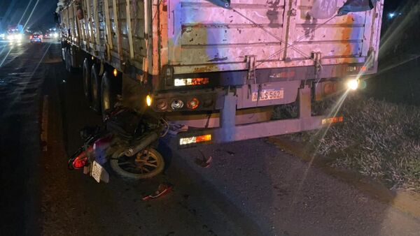 Trágico accidente en la ruta PY10 deja un joven motociclista fallecido