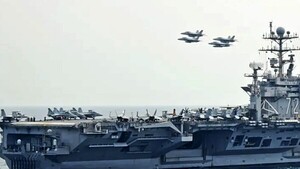 Con diez buques de guerra, Trump le dice a Irán que “el tiempo se acaba”