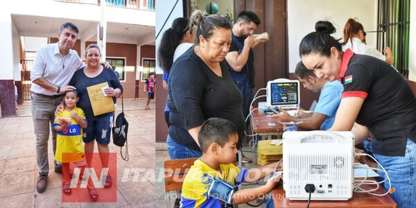 REALIZAN JORNADA DEL PROGRAMA “ESCUELA CON SALUD” EN EL B° CHAIPÉ DE ENCARNACIÓN