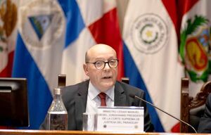 Titular de la CSJ, doctor César Diesel expuso los principales desafíos regionales en materia de derechos humanos