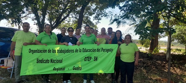 DOCENTES DE GUAIRÁ SE SUMAN A MOVILIZACIONES CONTRA REFORMA DE LA CAJA FISCAL