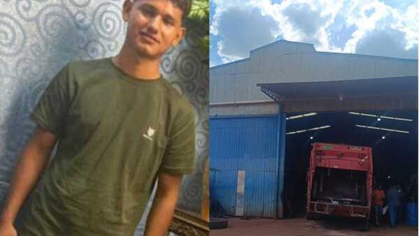 Joven trabajador murió aplastado por camión de basura