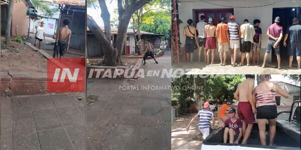 15 DETENIDOS TRAS PROCEDIMIENTO POLICIAL EN LA ZONA DE LA FERIA MUNICIPAL DE ENCARNACIÓN