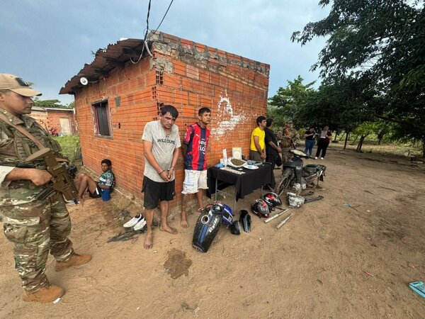 Operaban como "delivery", pero vendían drogas en Villa Hayes