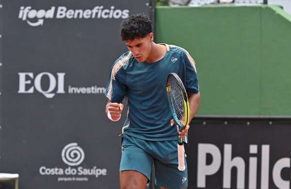 Dani Vallejo, a cuartos de final del ATP Challenger 100 de Concepción - Polideportivo - ABC Color