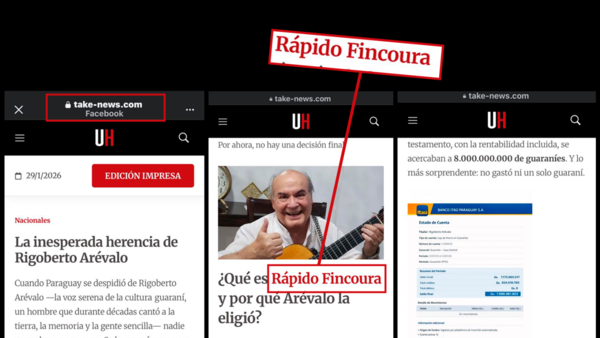 ¡A tener cuidado! Utilizan imagen de Última Hora para promover una presunta estafa