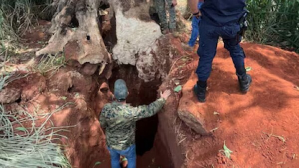 Fiscalía pide dotación policial para verificar estancia donde hallaron misterioso túnel de 11 metros