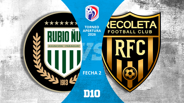 Rubio Ñu vs. Recoleta: Paso a paso