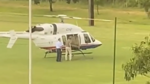 Video de Peña saliendo de un campo de golf en el helicóptero presidencial desata indignación
