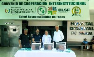 Hospital Distrital de Fram recibe nuevos monitores multiparamétricos