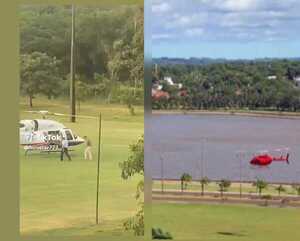 Imágenes en redes generan polémica por traslados en helicóptero de autoridades