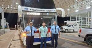 La Nación / Puente de la Integración: buses de turismo iniciaron paso con 14 unidades