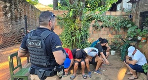 Negocio familiar: 12 aprehendidos durante allanamiento en Capiatá
