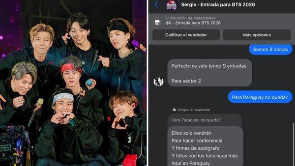 Fans de BTS alertan sobre venta de entradas truchas en Paraguay