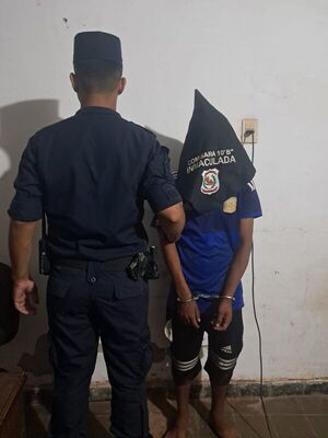 Joven fue aprehendido tras resistirse a la Policía y amenazar con un cuchillo en Concepción - Concepción al Día