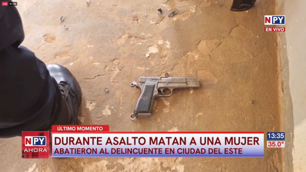 Ciudad del Este: intento de asalto a local de celulares deja dos muertos y un detenido