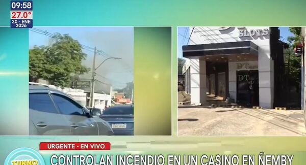 Incendio en local de juegos de azar de Ñemby