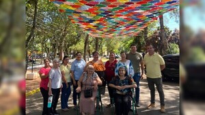 Tejedores anti estrés hicieron media sombra a crochet