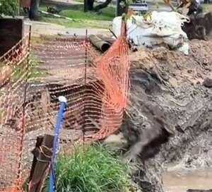 Riesgo de muerte: El clamor de los vecinos de fallida obra de Nenecho en Santo Domingo - Nacionales - ABC Color