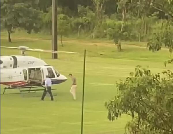¿En helicóptero para jugar golf? Reacción del titular del PLRA a video atribuido a Peña - Nacionales - ABC Color
