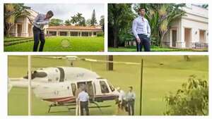 Indigna supuesto video de Peña y amigos en helicóptero para jugar golf - Política - ABC Color