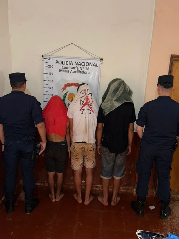 Detienen a tres sospechosos, incluido un menor, por violento ataque con arma blanca en María Auxiliadora