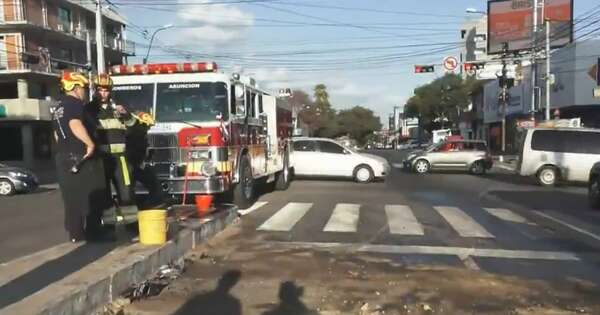 La Nación / Grave accidente sobre Avda. Eusebio Ayala deja una persona con serias lesiones