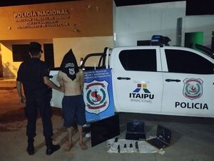 Joven es aprehendido en Horqueta por hurto agravado y recuperan varios objetos robados - Concepción al Día