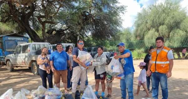 Diario HOY | Asisten a familias afectadas por el desborde del río Pilcomayo