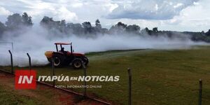TRINIDAD REALIZA TRABAJOS DE MEJORA EN LA CANCHA DEL CLUB VERDE OLIVO