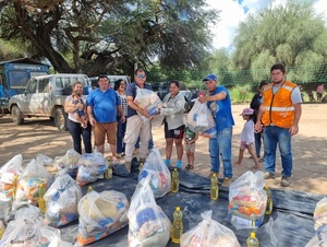 Gobierno entrega kits de víveres para familias afectadas por el desborde del río Pilcomayo