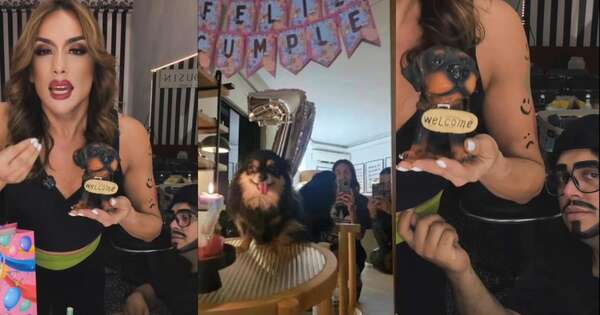 Diario HOY | Walter Evers parodia festejo cumpleañero del perro de Gia Alfieri y Oz Montanía