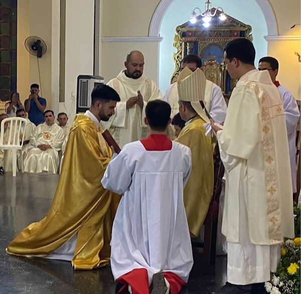 Ordenan sacerdote a joven salesiano en Concepción  - Nacionales - ABC Color