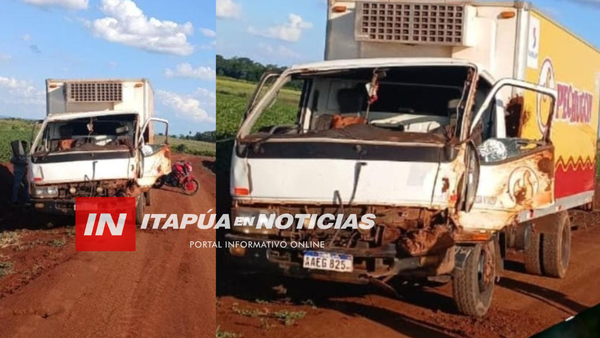 ASALTO ARMADO A CAMIÓN REPARTIDOR DEJÓ DOS HERIDOS EN COLONIA ALBORADA